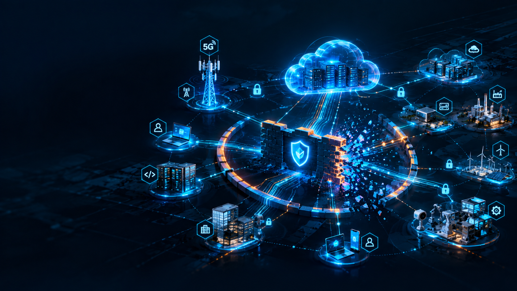 The network is no longer the perimeter: 5G, cloud, edge computing and zero trust security architecture
